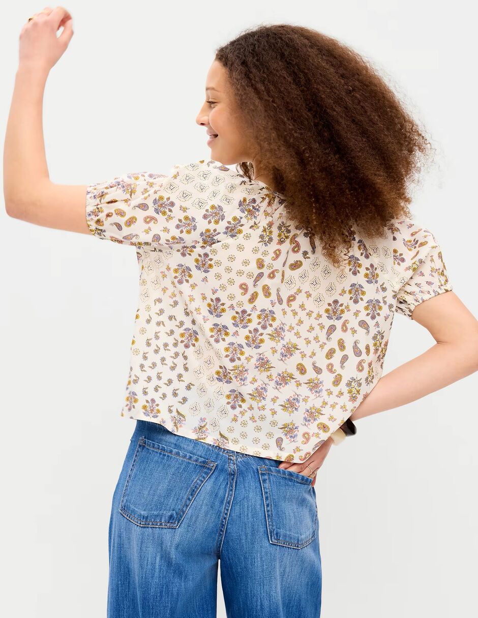 Blusa manga corta para mujer 2