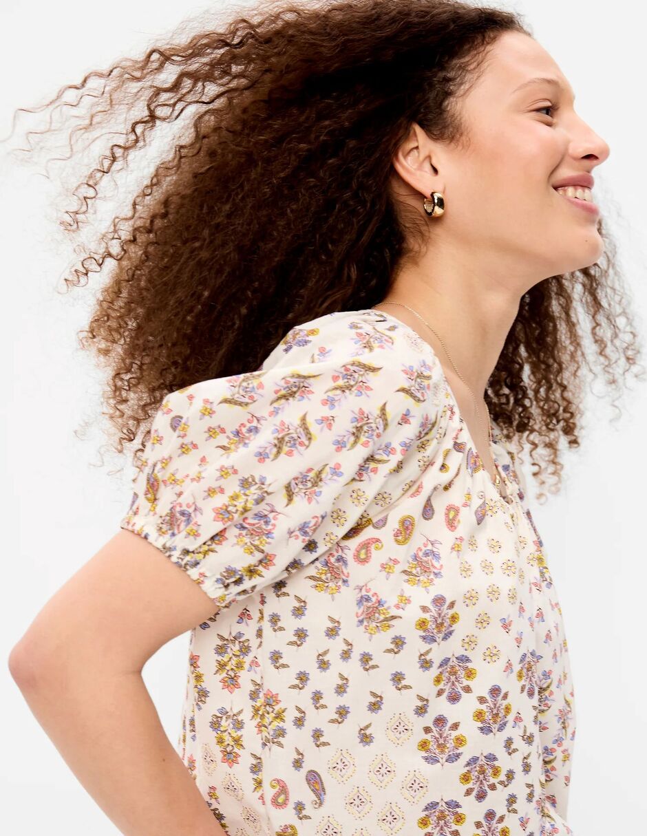 Blusa manga corta para mujer 3