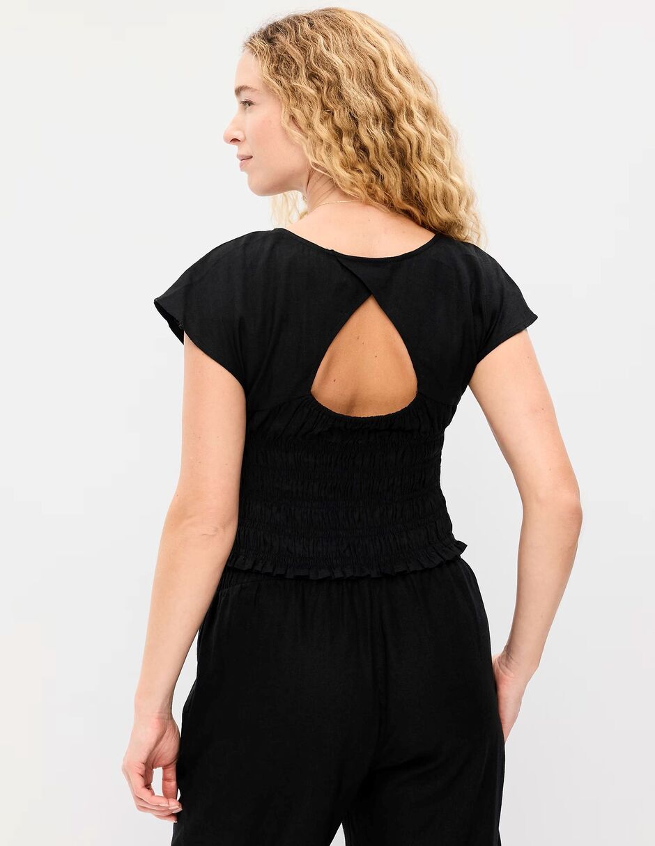 Blusa manga corta para mujer 2