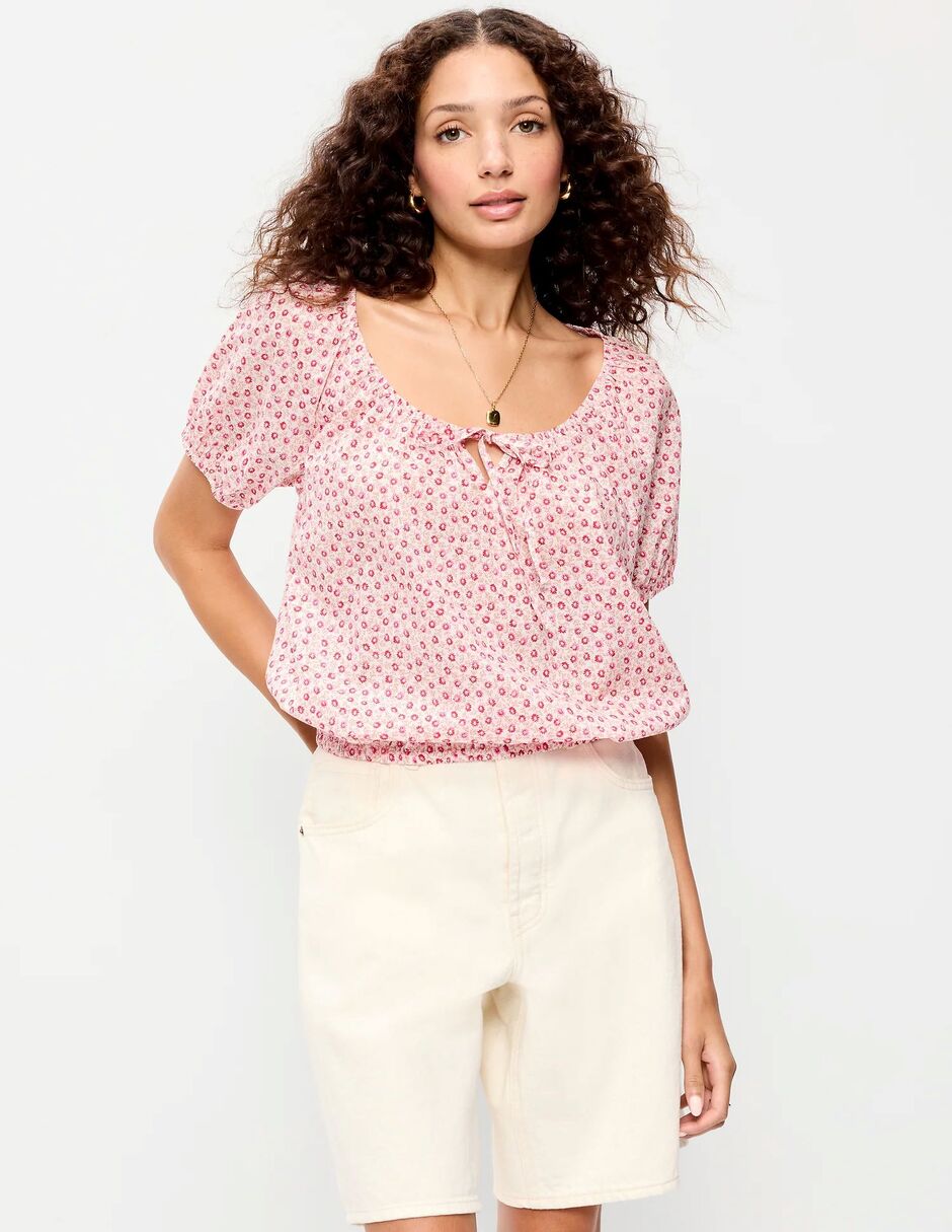 Blusa manga corta para mujer Blusa manga corta para mujer