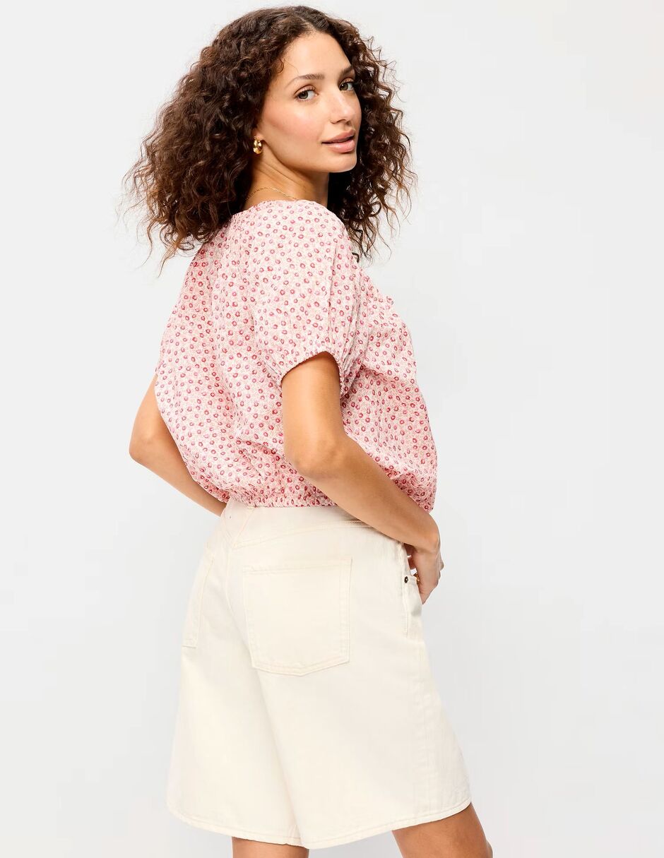 Blusa manga corta para mujer 2