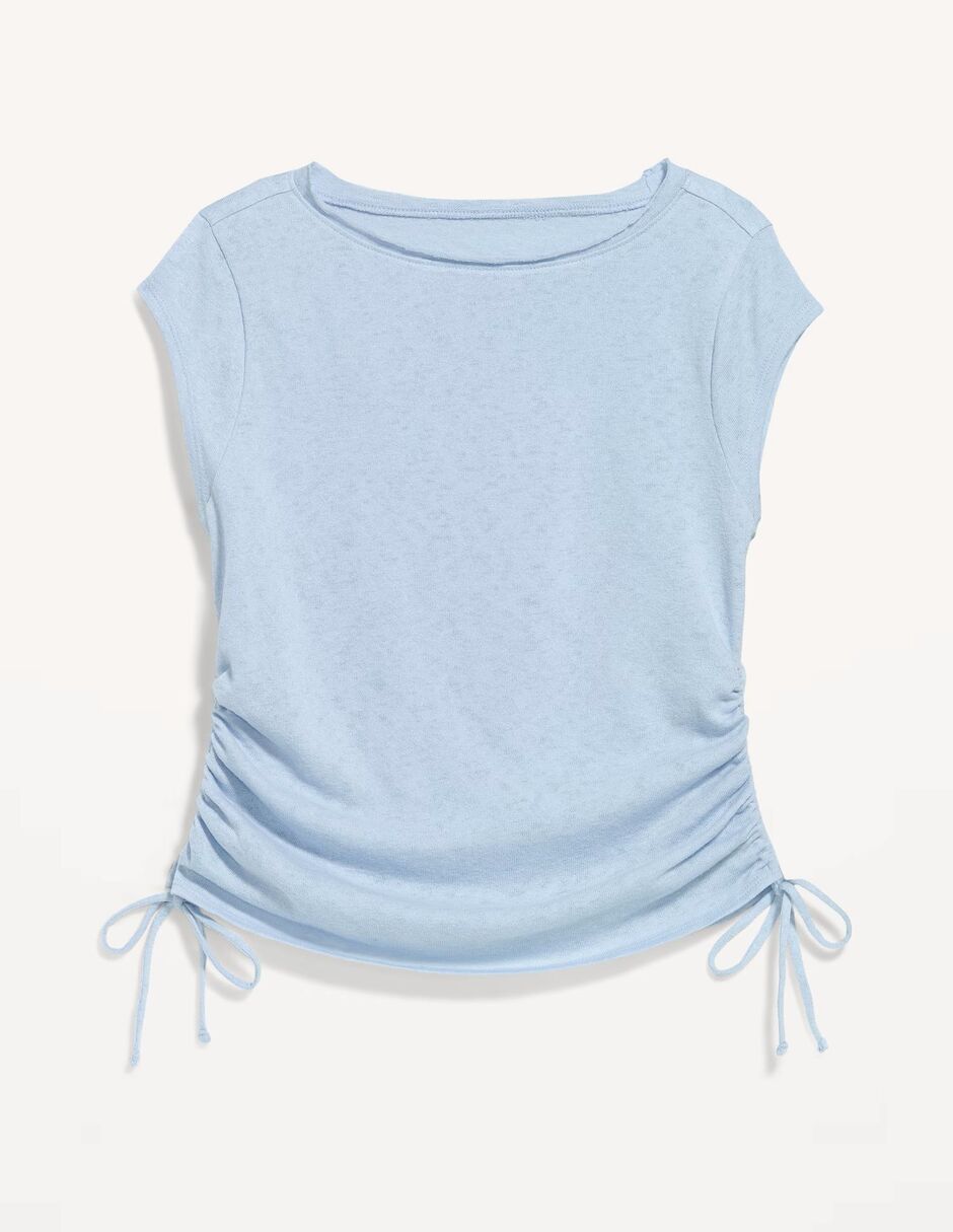 Playera manga corta cuello redondo mujer 2