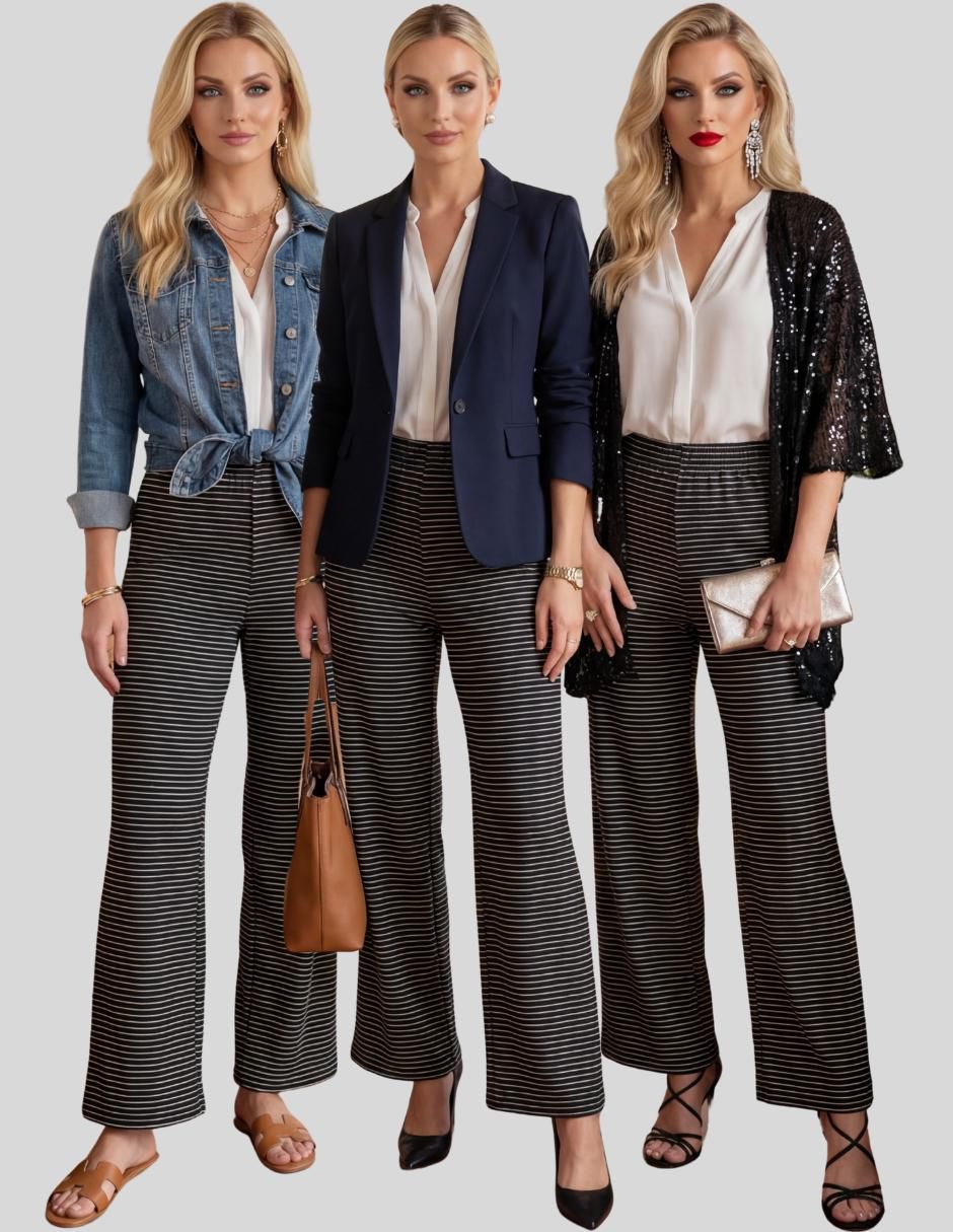 Pantalón amplio para mujer 7