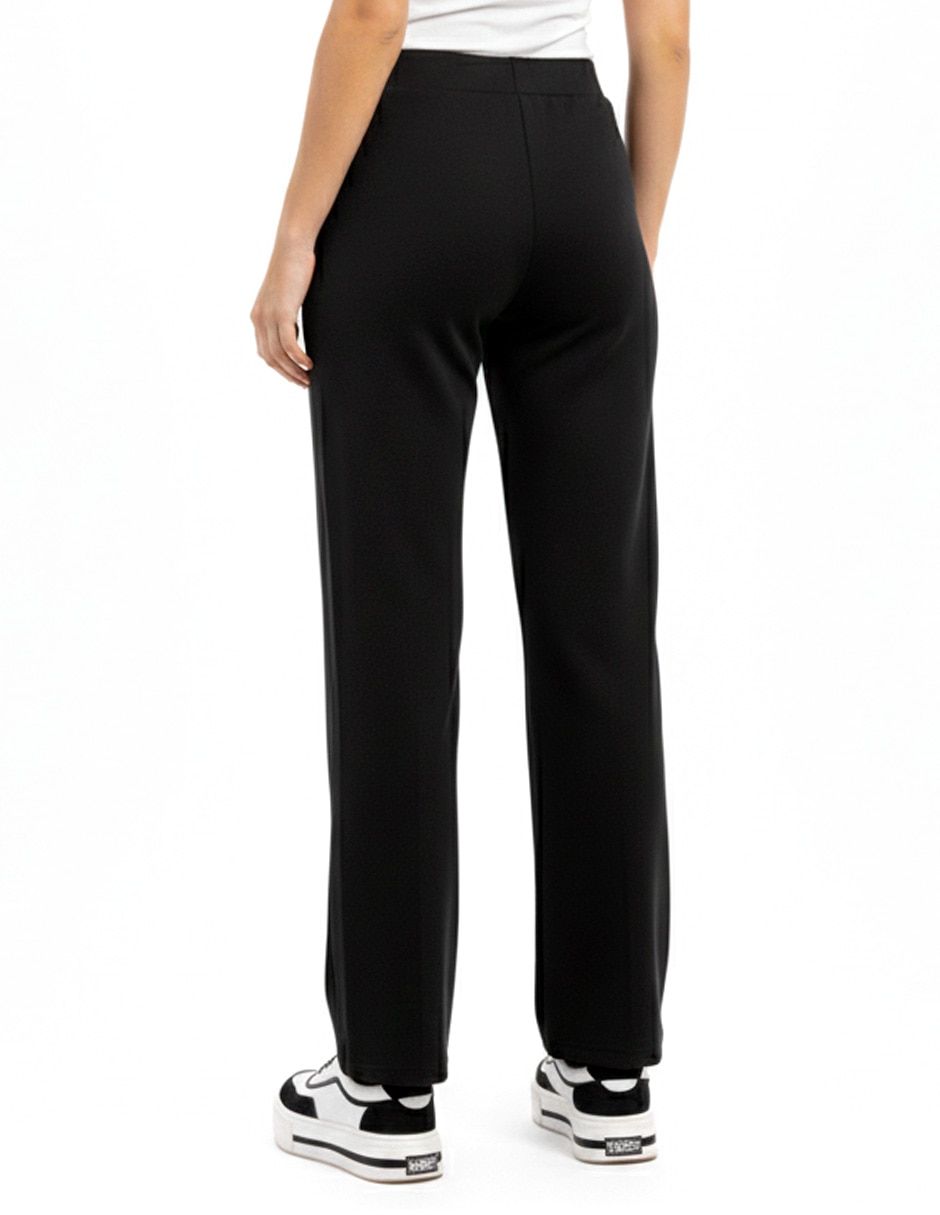 Pants regular comfort con jareta para mujer 3