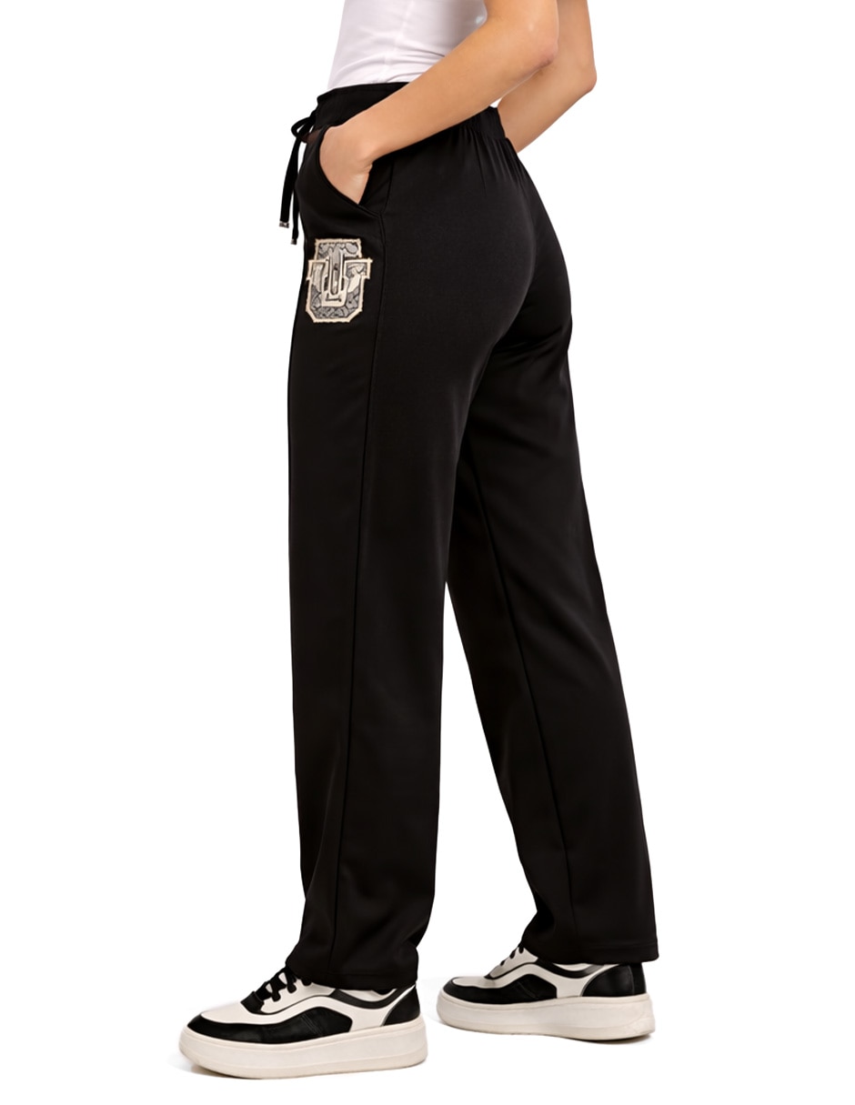 Pants regular comfort con jareta para mujer 5
