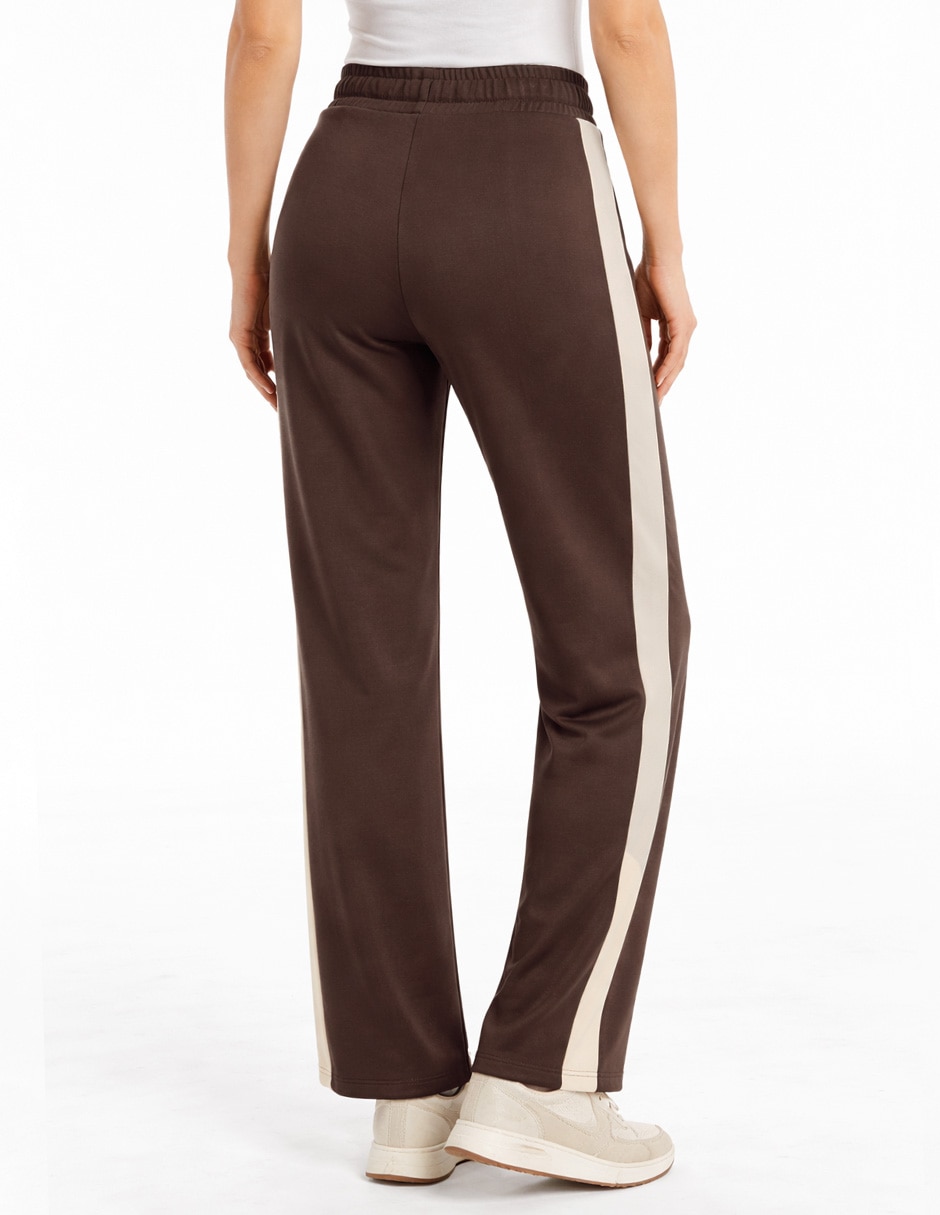 Pants regular comfort con jareta para mujer 3