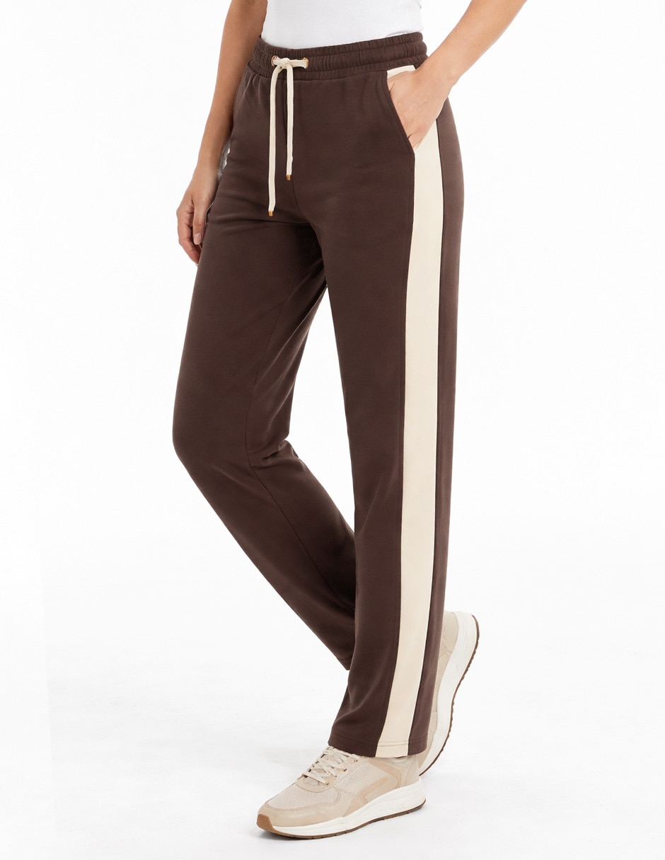 Pants regular comfort con jareta para mujer 5