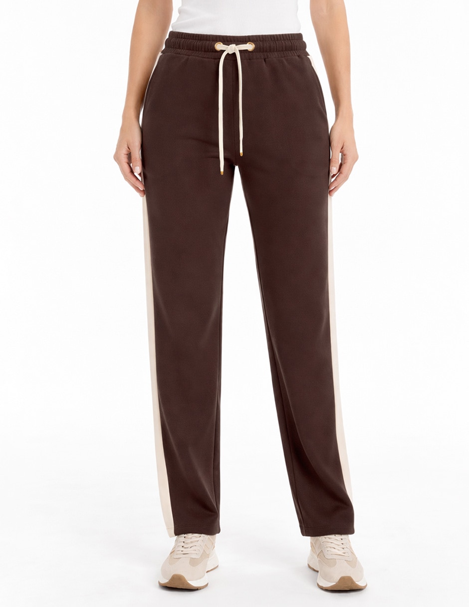Pants regular comfort con jareta para mujer