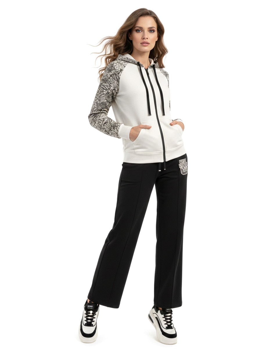 Sudadera con capucha y bolsa comfort para mujer 2