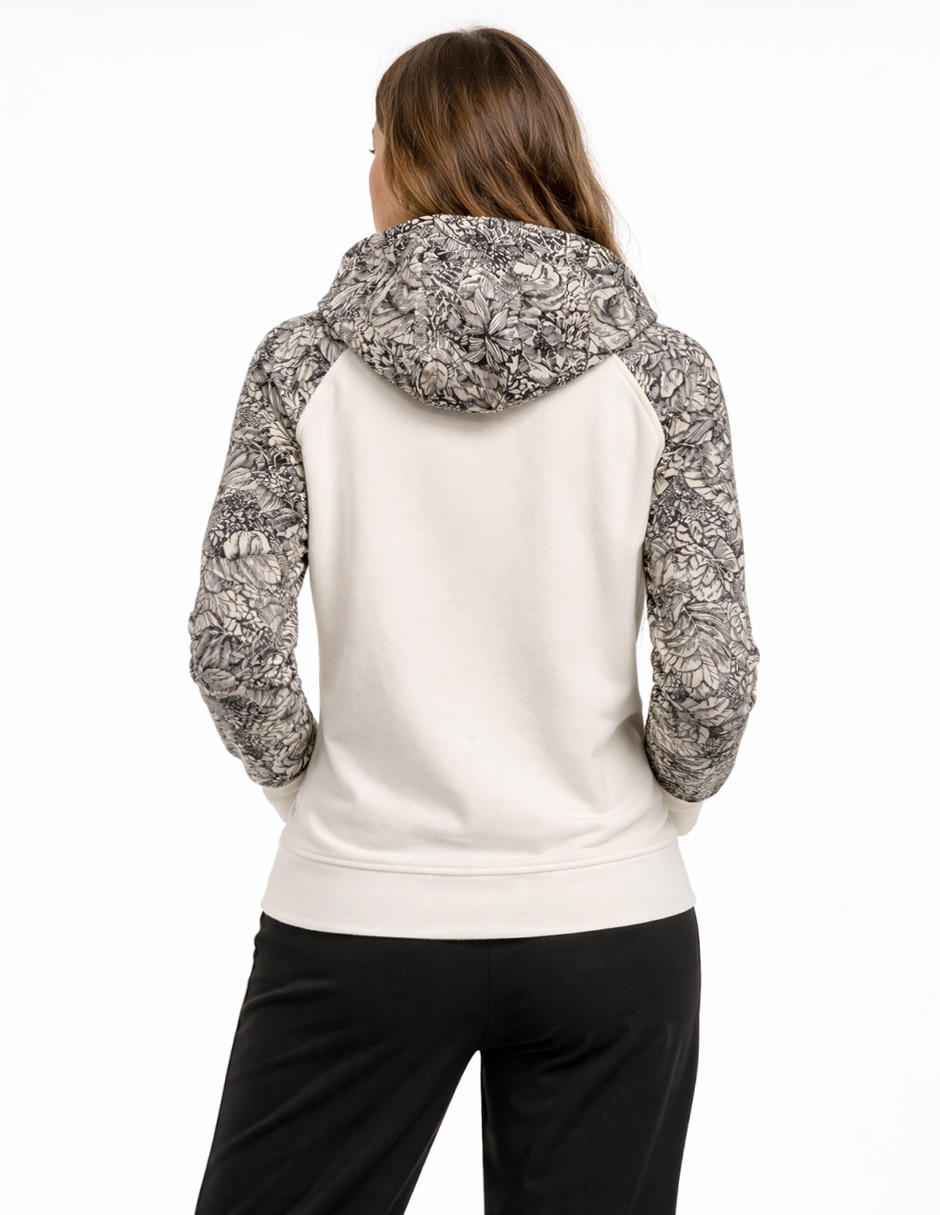 Sudadera con capucha y bolsa comfort para mujer 3