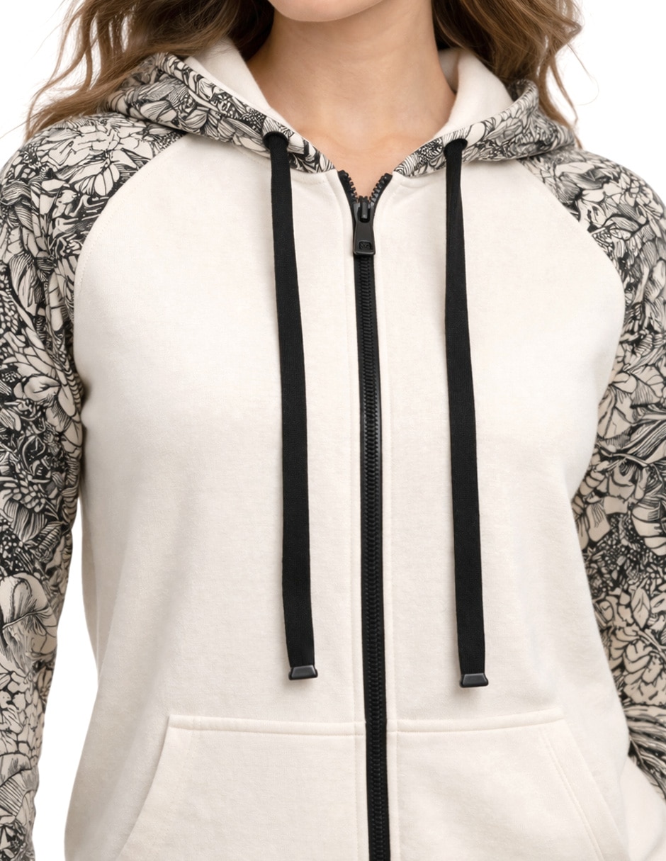 Sudadera con capucha y bolsa comfort para mujer 4
