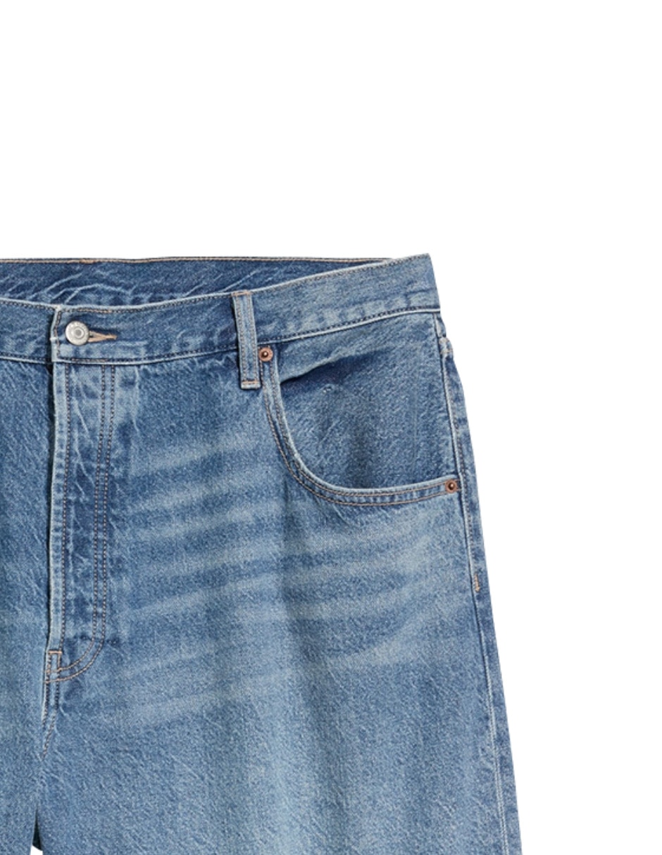 Jeans relajado cintura alta para mujer 3