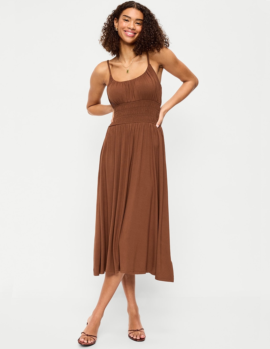 Vestido midi casual para mujer Vestido midi casual para mujer