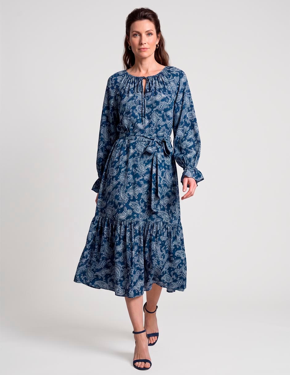 Vestido midi casual para mujer Vestido midi casual para mujer