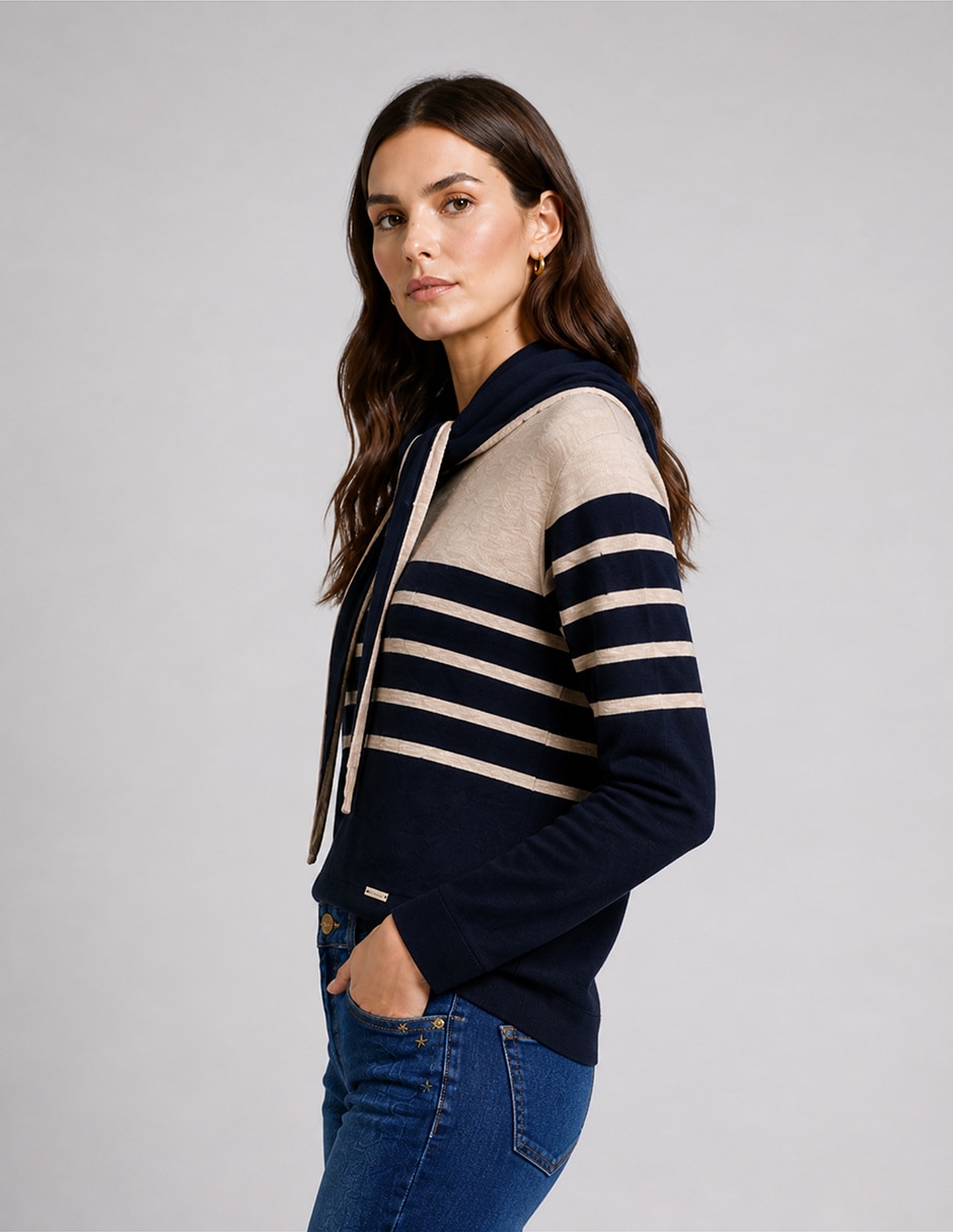 Suéter cuello alto para mujer