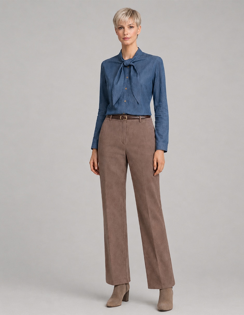 Pantalón regular para mujer 3