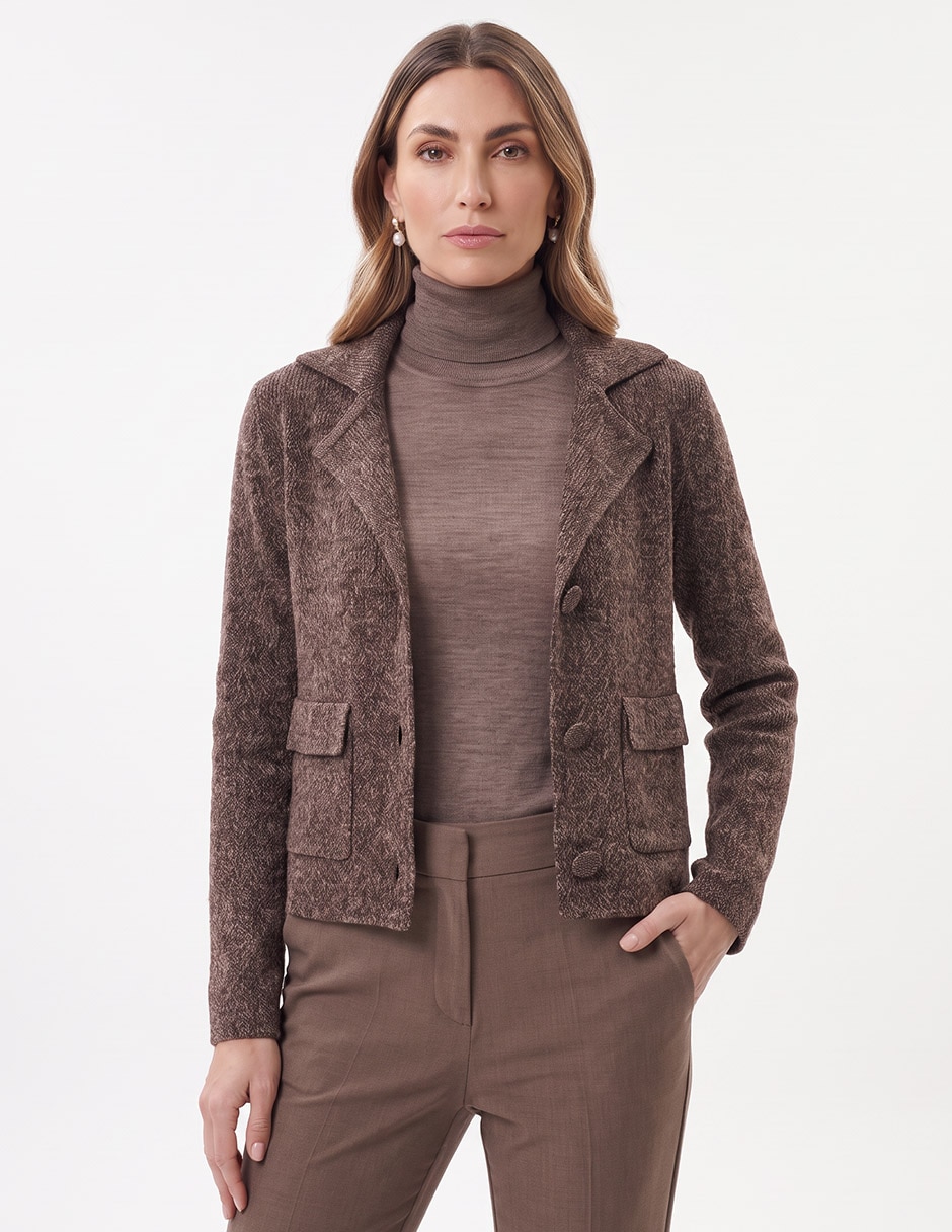 Suéter cuello solapa para mujer Suéter cuello solapa para mujer