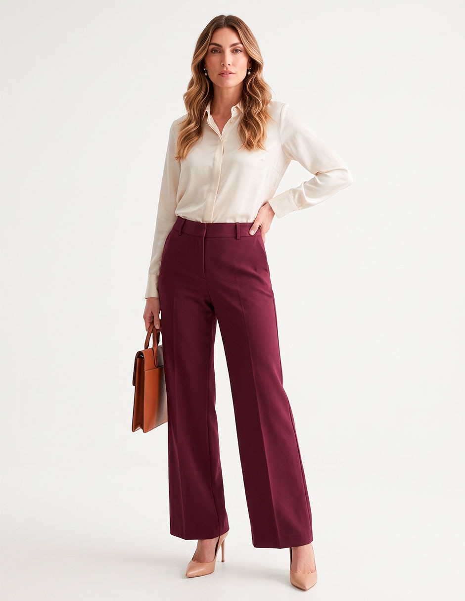 Pantalón amplio para mujer 4