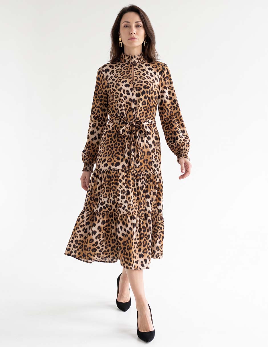 Vestido midi casual para mujer Vestido midi casual para mujer