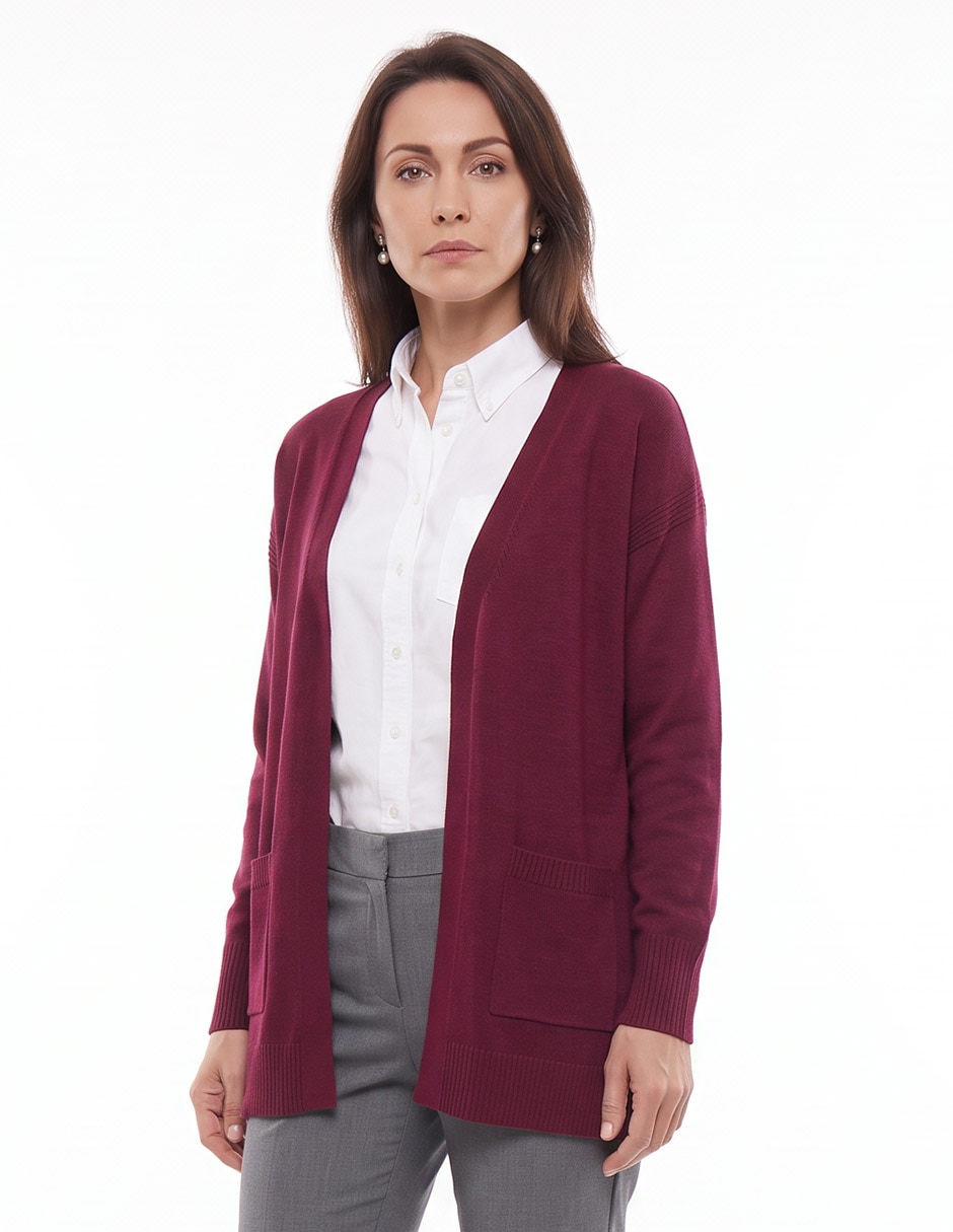 Suéter Liz Claibone cuello abierto para mujer Suéter Liz Claibone cuello abierto para mujer
