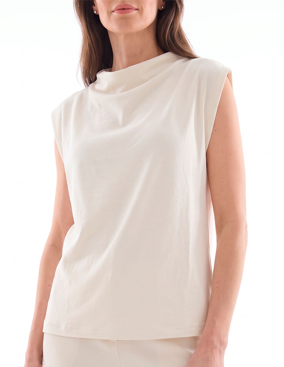 Blusa sin manga para mujer 2