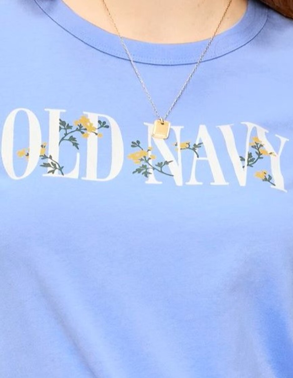 Playera manga corta cuello redondo para mujer 3