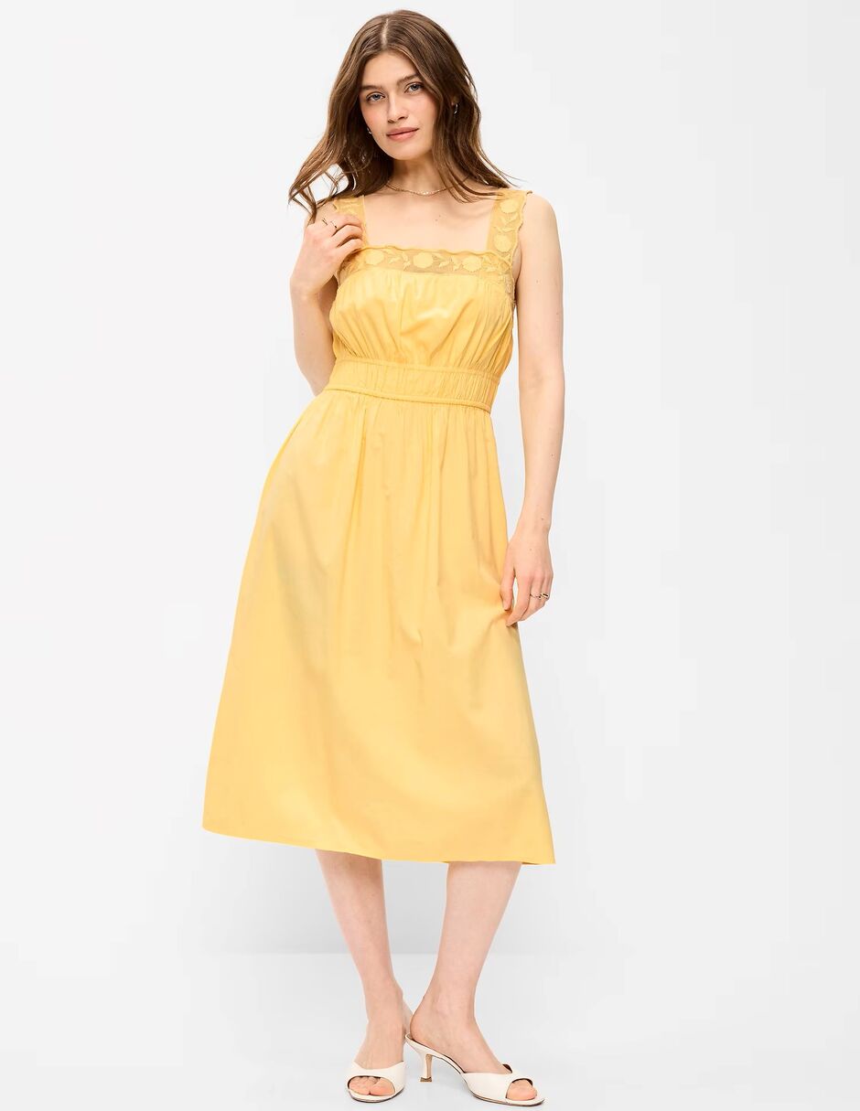 Vestido midi casual para mujer Vestido midi casual para mujer