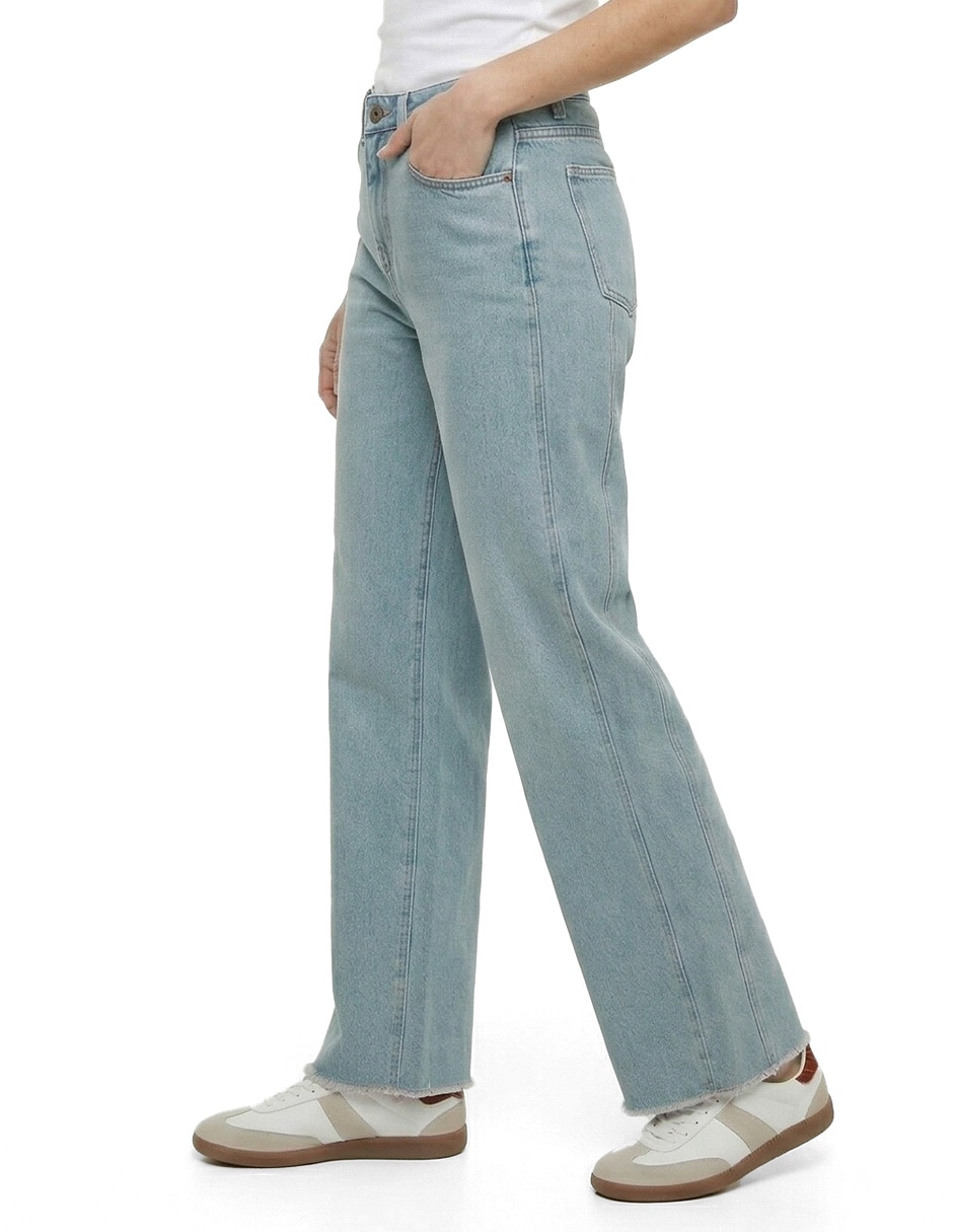 Jeans regular bota 226963 corte cintura para mujer 5