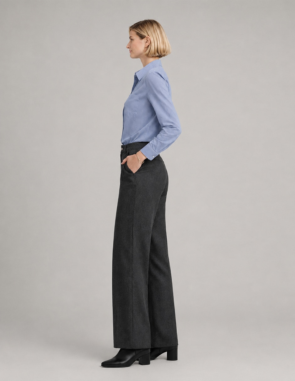 Pantalón acampanado para mujer 2