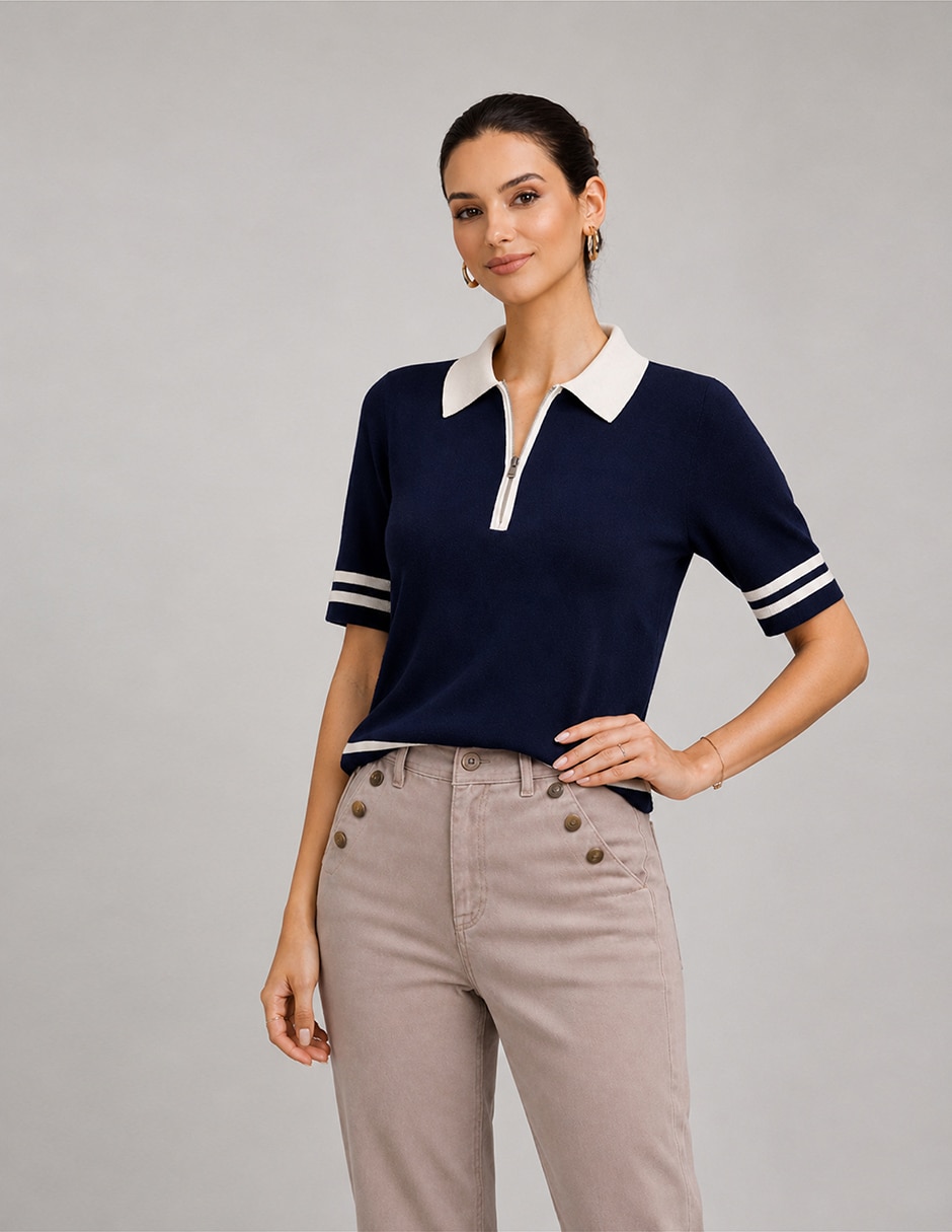 Playera tipo polo para mujer Playera tipo polo para mujer