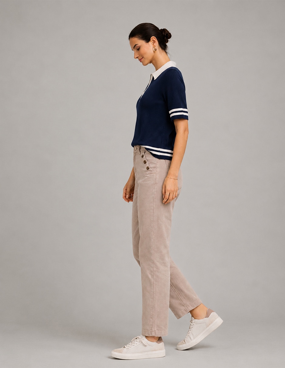 Playera tipo polo para mujer 2
