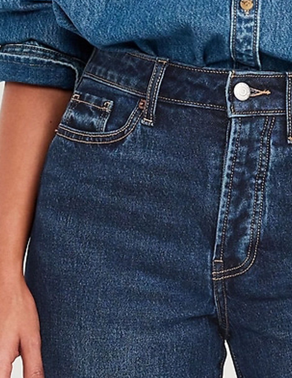 Jeans/Jegging/Jeans jogger Regular Straight 547034-000 corte Cintura alta para mujer 3