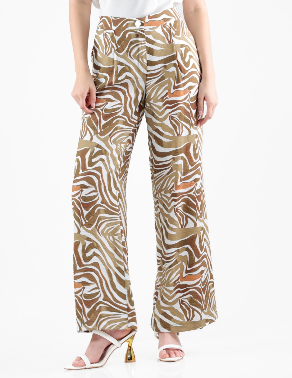 Pantalón regular regular para mujer
