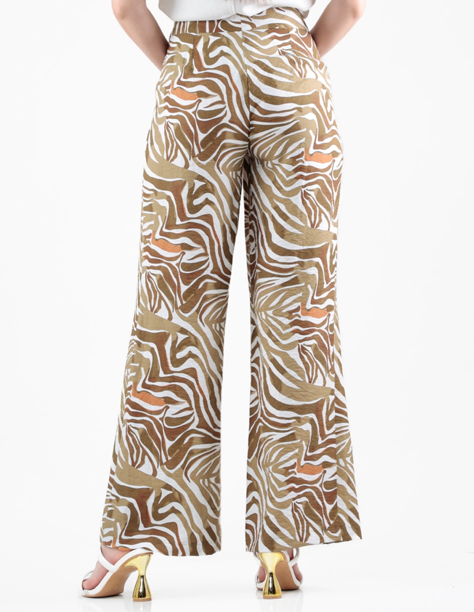 Pantalón regular regular para mujer 2