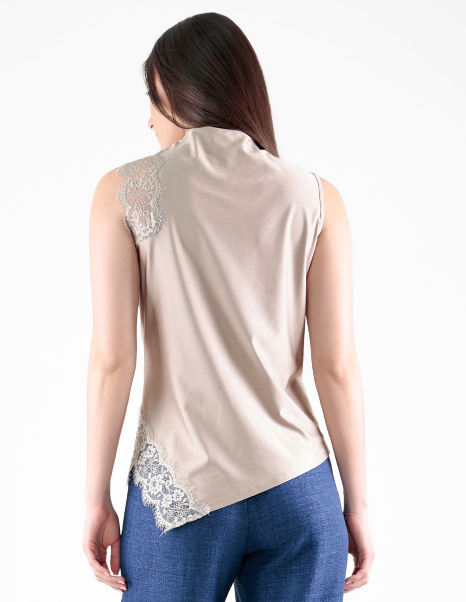 Blusa sin manga para mujer 2