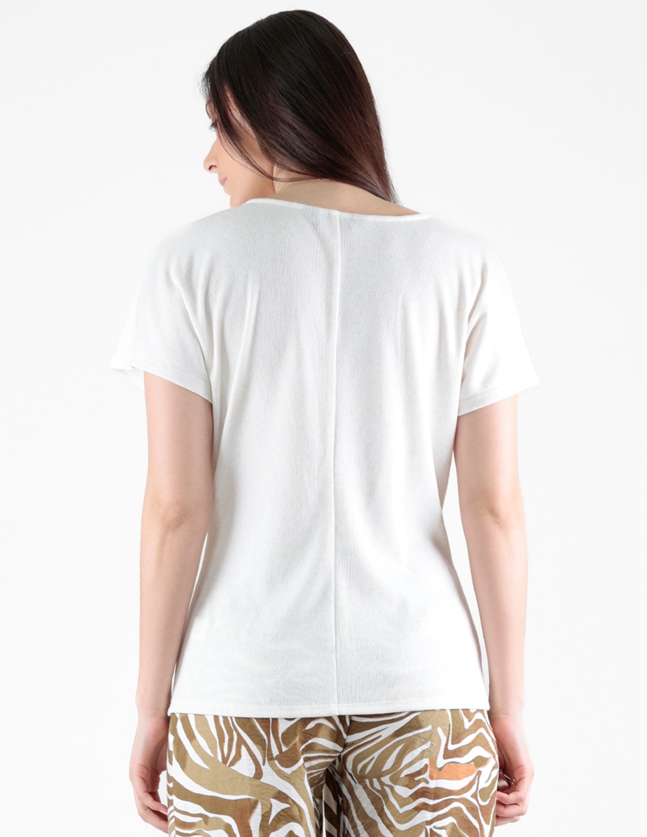 Blusa manga corta para mujer 2