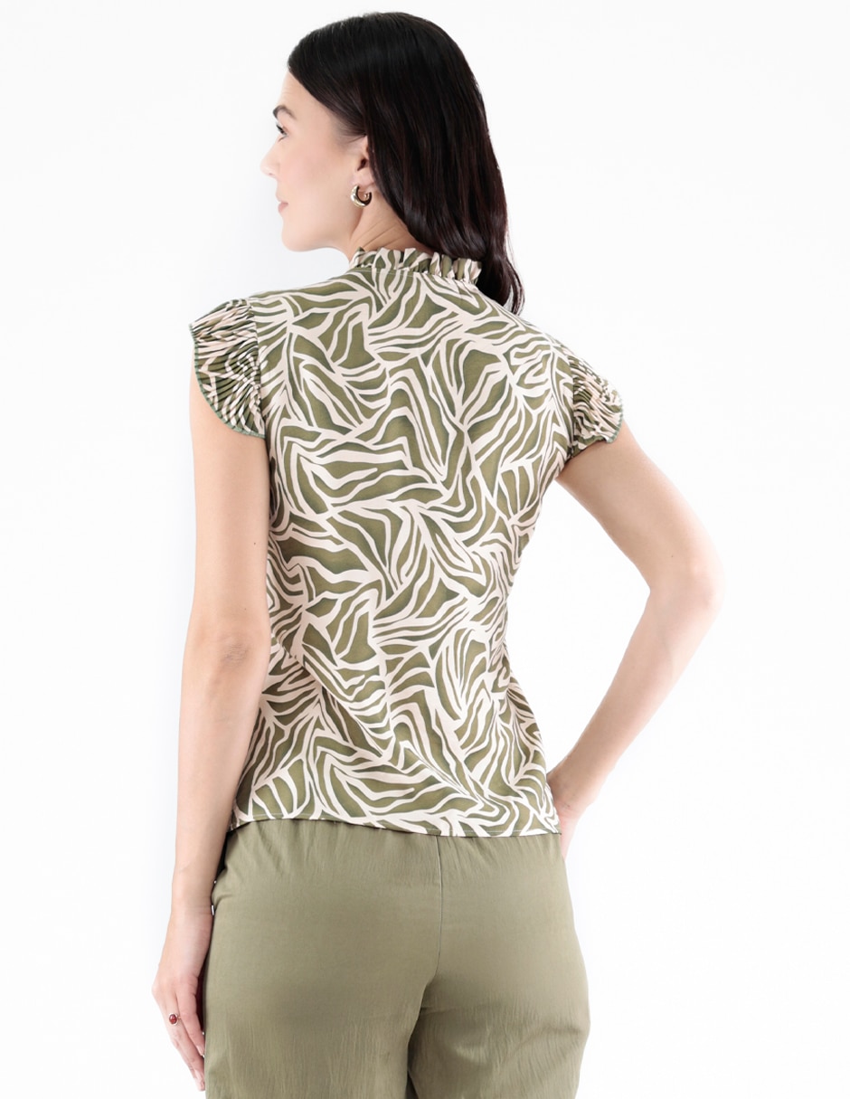 Blusa sin manga para mujer 2
