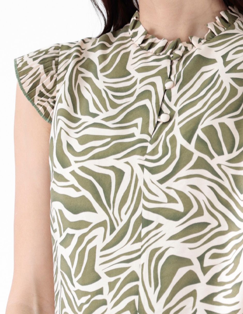 Blusa sin manga para mujer 3