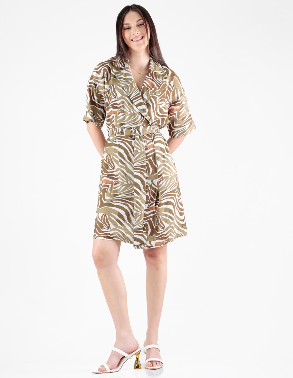 Vestido a la rodilla casual para mujer 4