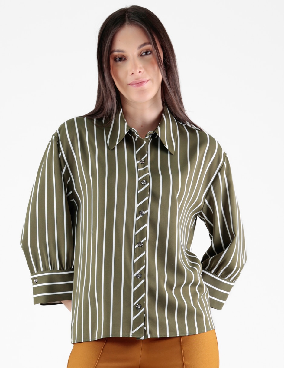 Blusa manga 3/4 para mujer