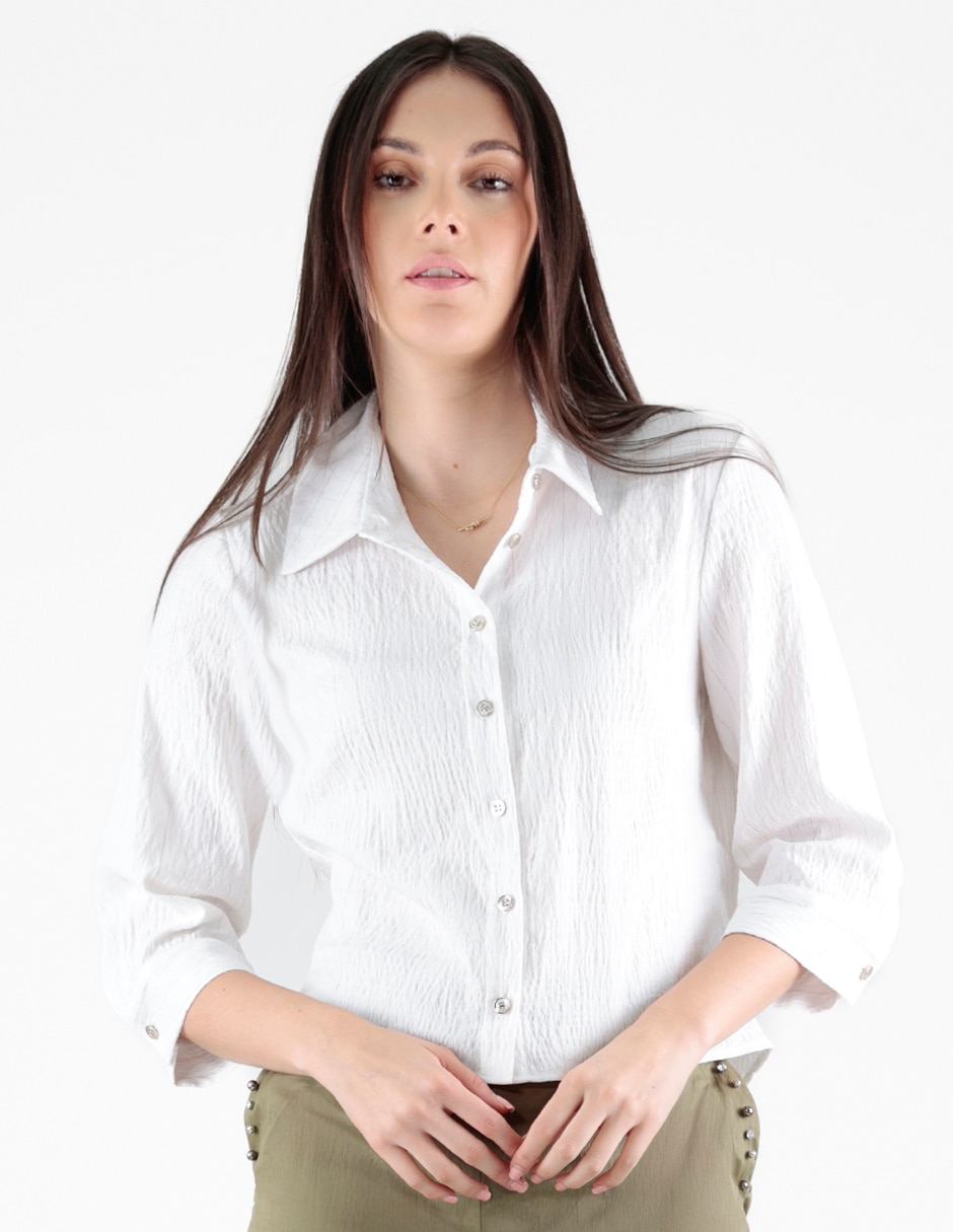 Blusa manga 3/4 para mujer