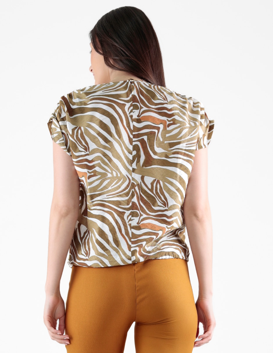 Blusa manga corta para mujer 2
