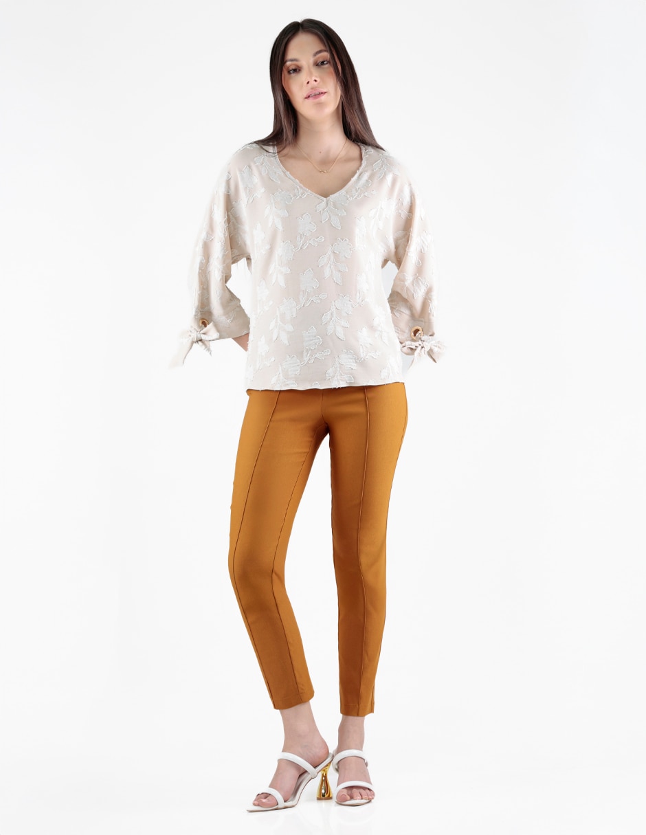 Blusa manga 3/4 para mujer 4