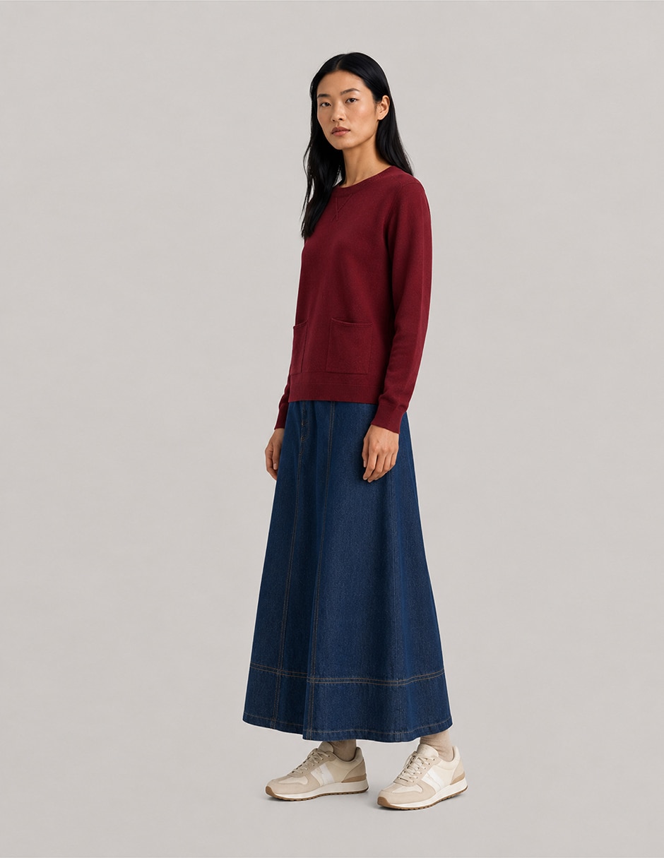 Sudadera con bolsa canguro para mujer 4