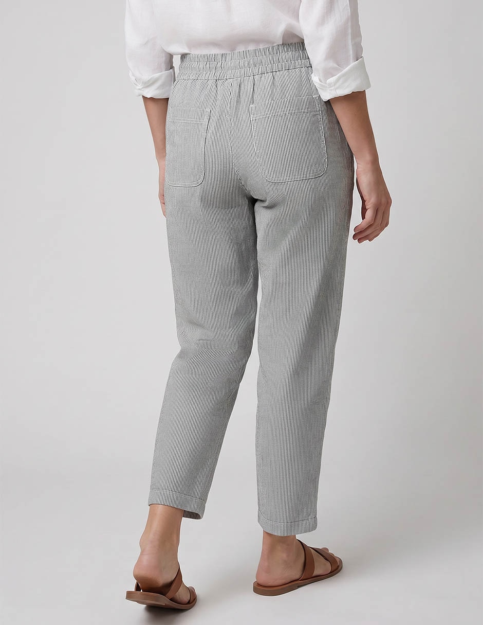 Pantalón relaxed Ferrioni regular para mujer