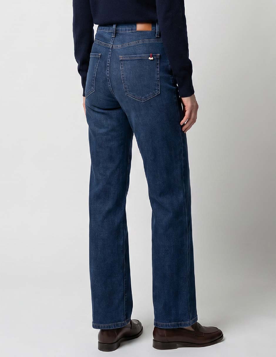 Jeans boot corte cintura para mujer 2