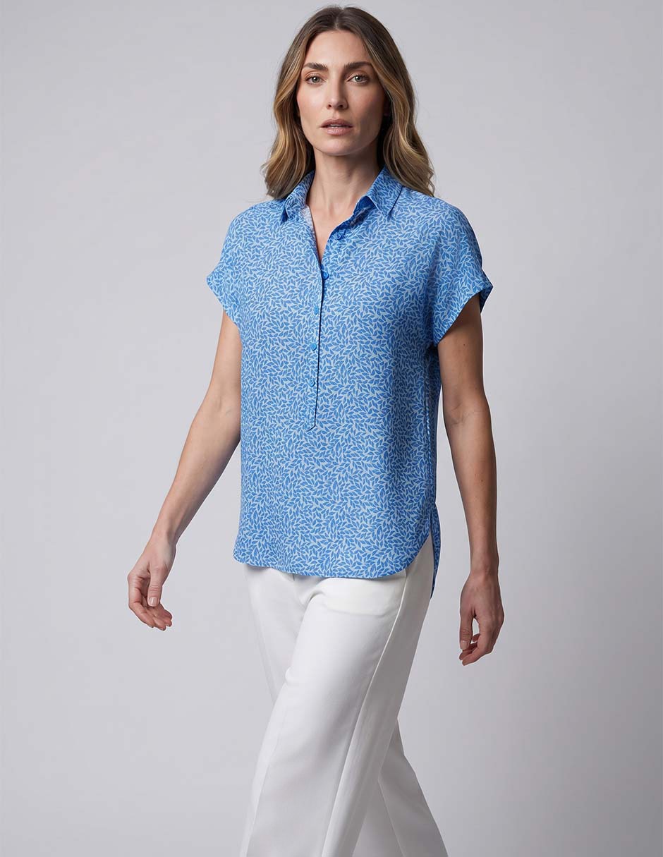 Blusa tipo camisera para mujer