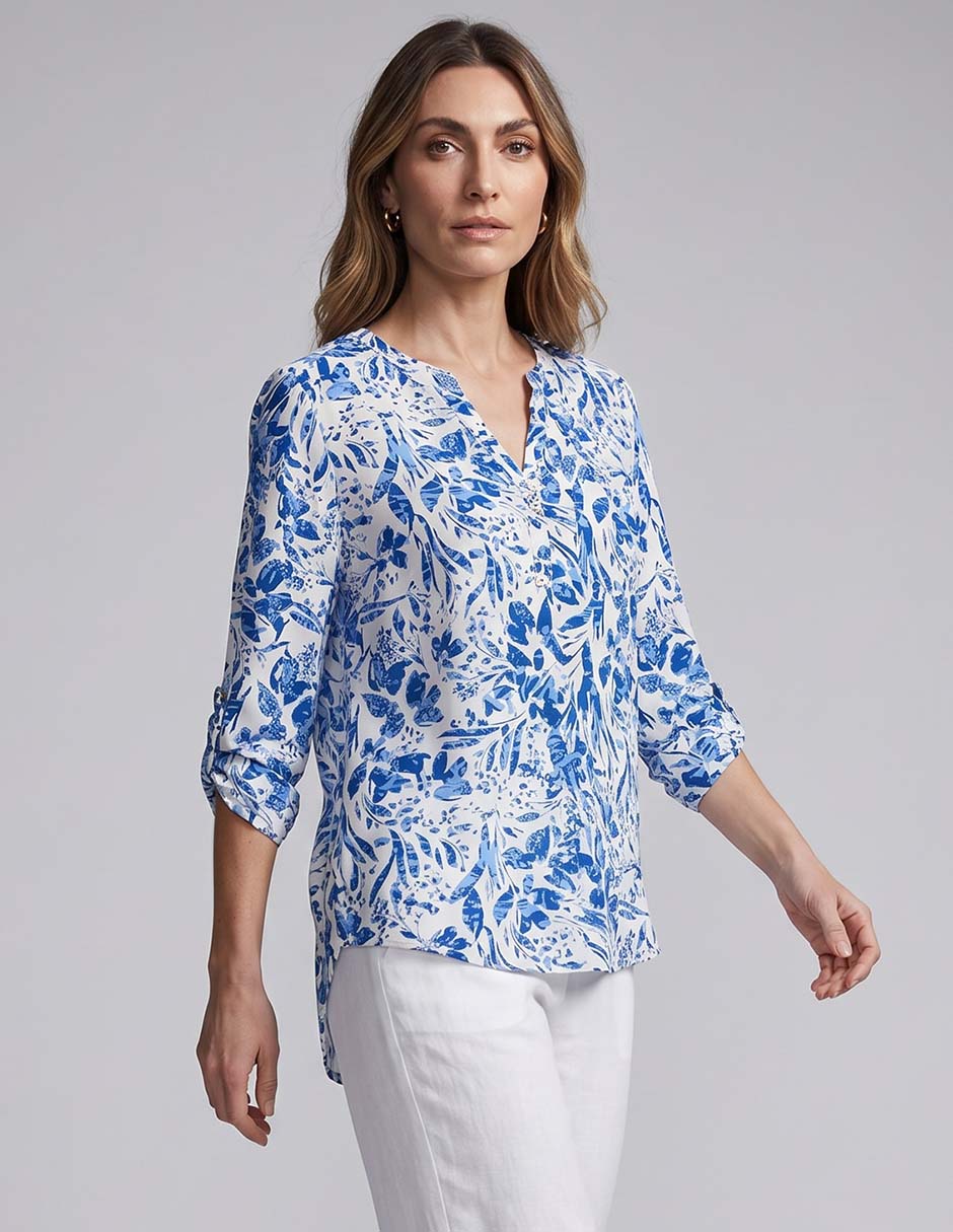 Blusa manga 3/4 para mujer