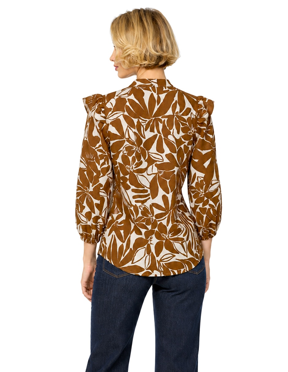 Blusa manga 3/4 para mujer 3