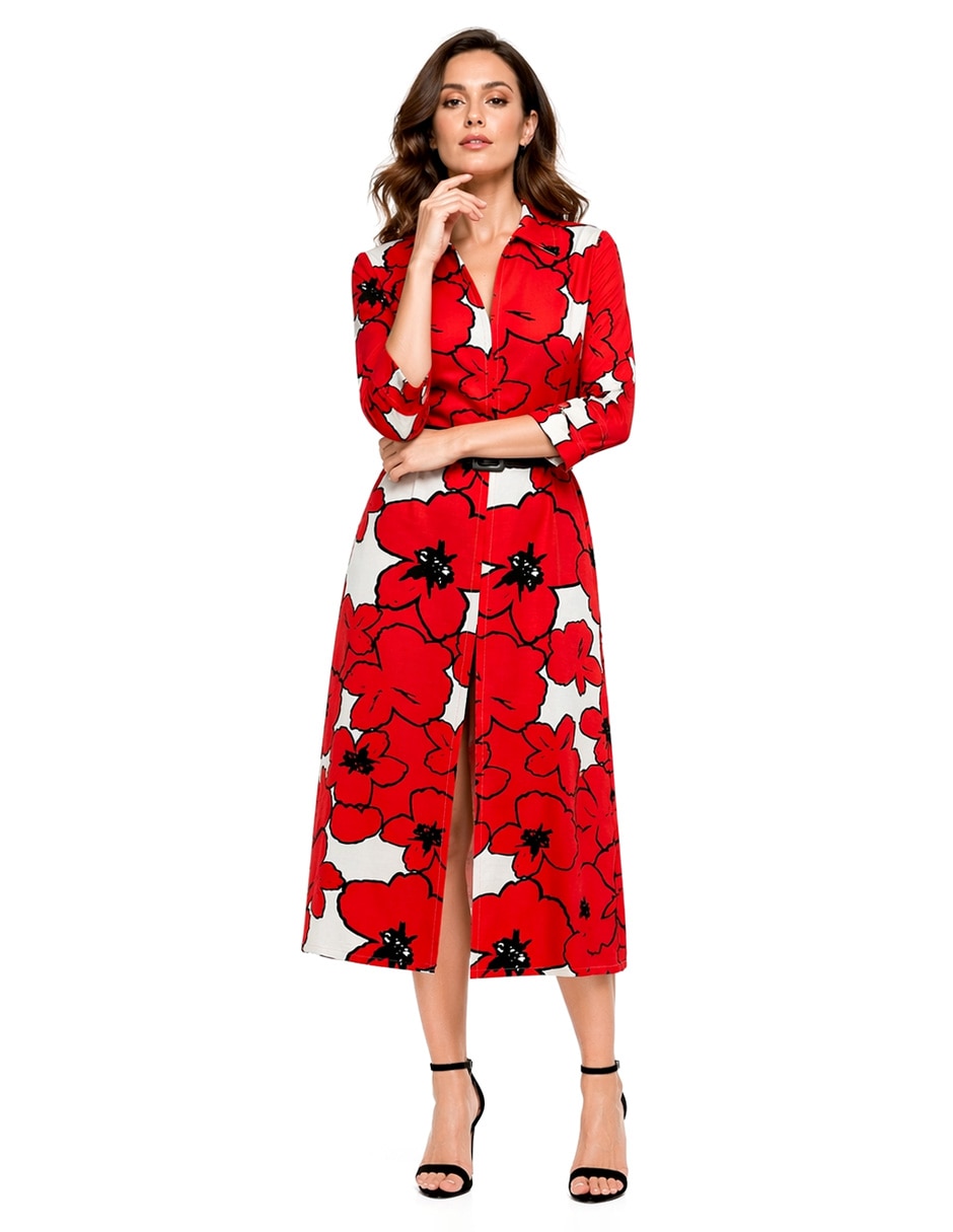 Vestido largo formal Liva para mujer 2